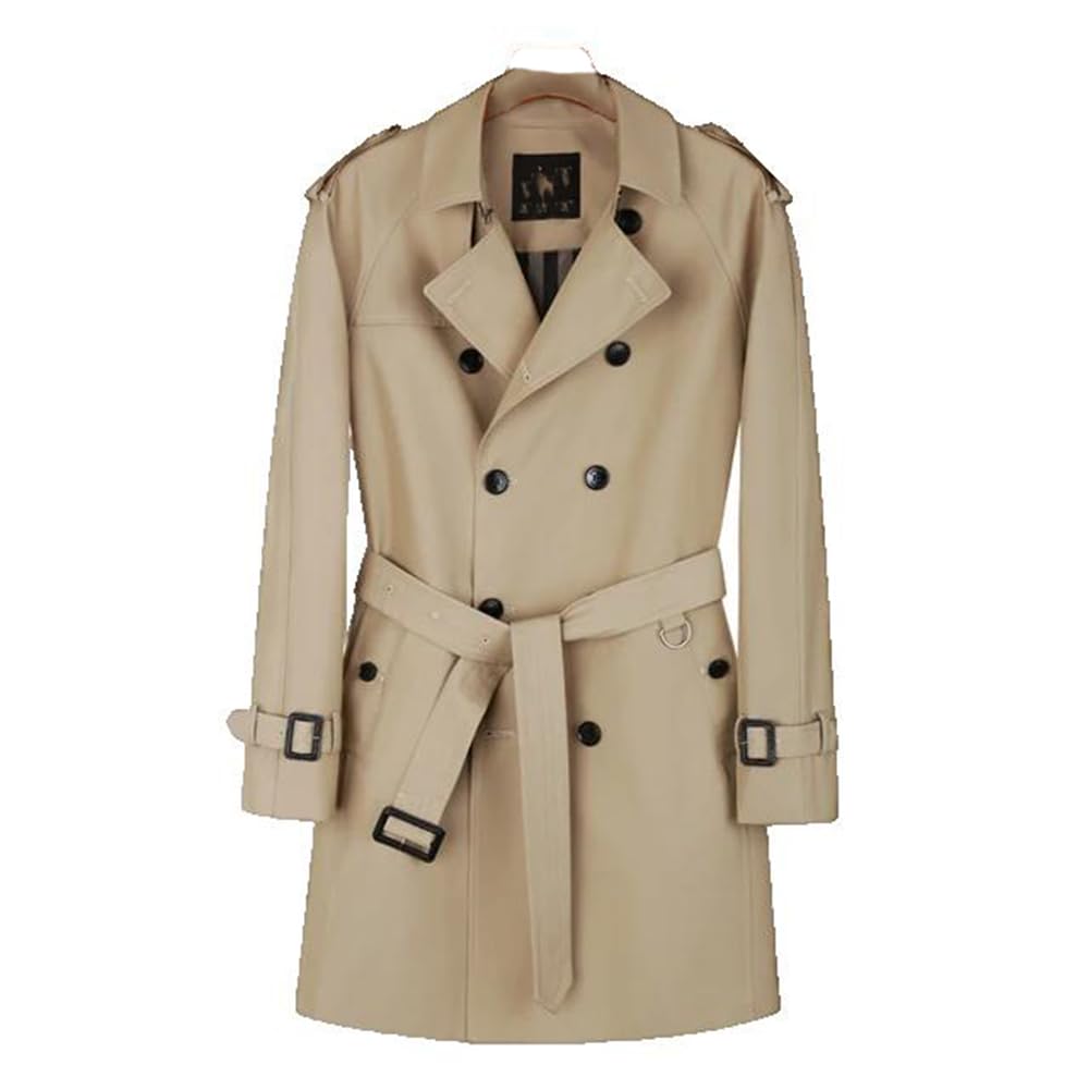 Áo trench coat màu be